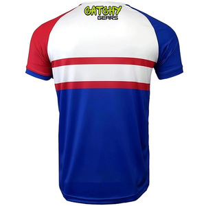 เสื้อฟุตบอลผ้าโพลีเอสเตอร์แบบซับลิเมชันระบายอากาศ - Product Image 4