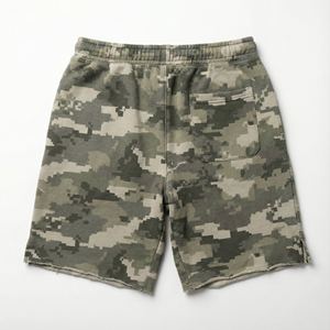 Pantalones Cortos de Algodón Ecológicos para Hombre, Estampado de Camuflaje Personalizado, Estilo Urbano, Corte Holgado, Desgastado, Informal, de Gimnasio, Secado Rápido, Venta al por Mayor, OWM - Product Image 2