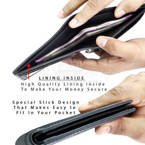 Service OEM, prix bas, fabrication au Pakistan, portefeuille en cuir pour homme, porte-cartes le plus vendu pour adultes - Product Image 6