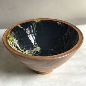 Bol à mélanger en bois de manga massif, personnalisé avec impression sur mesure, à salade de Fruits, avec cuillère, Set de service - Product Image 2