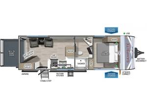 PRECIO DE SUBASTA para el Nuevo F-orest Riv-er Camp-site R-eserve 23TS 2027 - Product Image 3