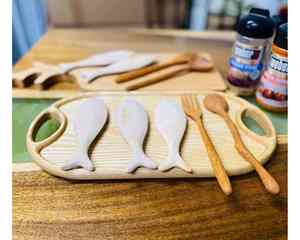 Decoración náutica elegante de peces de madera con talla de peces de madera pintada a mano adecuada para regalos de exportación y venta al por menor - Product Image 2