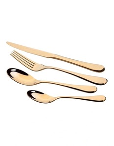 Cucharas de acero inoxidable de Color negro, juego de cubiertos hechos a mano, embalaje a granel para uso en fiestas de restaurante - Product Image 2