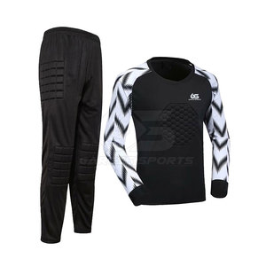 Custom Football Goalkeeper Padded Uniform Long Sleeve with Protective Trouser Professional Soccer Goalkeeper Padded Uniform - Product Image 2