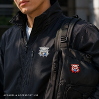 Étiquette thermocollante 3D TPU haute densité, patch logo irisé en relief pour maillot de sport, vêtements de sport, sac tactique, badge personnalisé