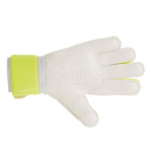 Gants de gardien de but professionnels en cuir de qualité supérieure, respirants, antidérapants, fermeture à boucle auto-agrippante, design à doigts complets, unisexe, pour match et entraînement - Product Image 5