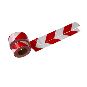 Ruban de signalisation en polyéthylène conforme à la norme OSHA, 100 mm x 300 m, film de barrière de sécurité industrielle - Product Image 1
