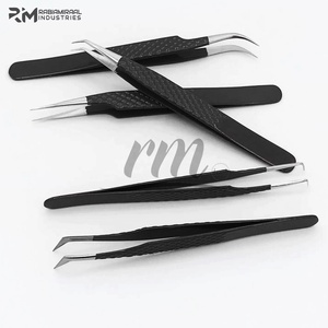 ชุดแหนบต่อขนตาสำหรับต่อขนตา RMI Super September ปลายเงินเคลือบสีดำ - Product Image 6