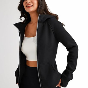 Sweats à capuche pour femmes dernière mode matériau en coton respirant confortable manches longues de qualité supérieure pour les sweats à capuche pour femmes - Product Image 6