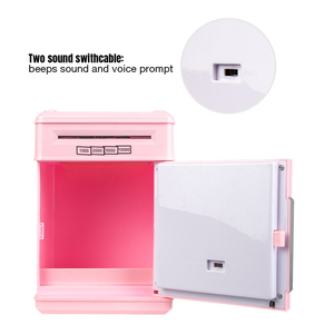 Jouets de dépôt pour enfants, distributeur automatique de billets, machine à rouler le papier, machine à aspiration, serrure à code, coffre-fort, banque de dépôt d'argent pour enfants - Product Image 4