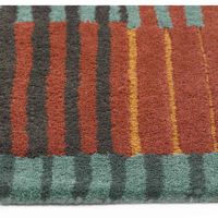 Tapis rectangulaires modernes 100 % laine tuftés à la main, géométriques, lavables, rembourrés, antidérapants, adaptés aux animaux domestiques, pour la maison - Fabrication en gros