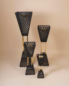 ที่วางบาคูร์โลหะทันสมัย ดีไซน์ฉลุลายด้วยเลเซอร์ สำหรับตกแต่งบ้าน ห้องนั่งเล่น งานแต่งงาน ของขวัญ สำหรับมัสยิด สำหรับตะวันออกกลางและอาหรับ - Product Image 1