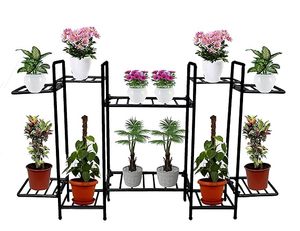 Multi tier metal large plant station indoor outdoor planter <b>stand</b> decoration balcony garden in best quality - Product Image 5