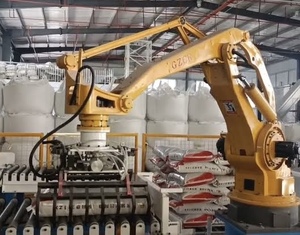 Paletizador de brazo de robot paletizador de alta repetibilidad bolsas de paletización/cajas máquina paletizadora automática - Product Image 1