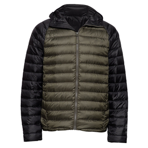 Chaquetas de tela de memoria de invierno acolchadas y ligeras para hombre, abrigo de burbujas resistente al agua hinchado para viajes, Abrigo con capucha de esquí - Product Image 5