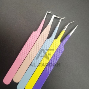 แหนบปลายแหลมสำหรับต่อขนตา คุณภาพดีที่สุด มีให้เลือก 5 สี แหนบแยกขนตา  รับทำโลโก้ตามสั่ง - Product Image 5