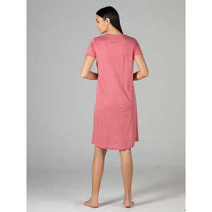 Conjunto de Pijama de Jersey Súper Suave Rosa, Diseño Casual con Patrón Geométrico de Dibujos Animados, Talla XS, Cintura Elástica con Cordón, para Uso en el Hogar, Personalizable - Product Image 2