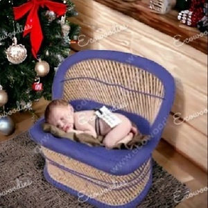 Gran oferta, cesta de mimbre hecha a mano para bebé, bastón de bambú, accesorios de fotografía portátiles de lujo para recién nacidos, sesiones de fotos para interiores y exteriores, sofá para niños - Product Image 1