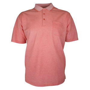 Fabricante directo al por mayor de alta calidad de los hombres de estilo cuadrado Casual de manga corta para Polo de colores sólidos de gran tamaño camisetas - Product Image 1