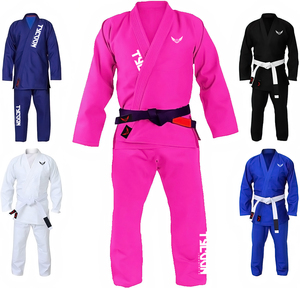 Traje de kárate para hombre y mujer, Kimono con logotipo personalizado, uniforme ligero de Karate - Product Image 3