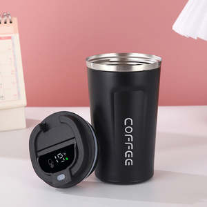 Mug à café isotherme 510 ml avec affichage LED de la température, alimenté par batterie, pour le bureau et le rangement sur le bureau - Product Image 4