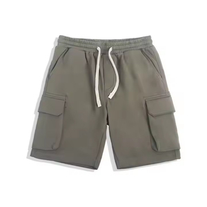 Pantalones cortos para hombre Cargo Precios al por mayor Streetwear Casual Men's Cargo Shorts con cintura elástica para hombre - Product Image 3