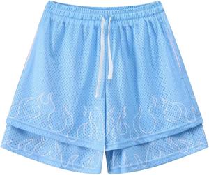 High Street Fashion Pantalones cortos para hombre Sublimación personalizada Impreso Malla Ropa de gimnasio Secado rápido Estilo de verano OEM Proveedor directo de fábrica - Product Image 5