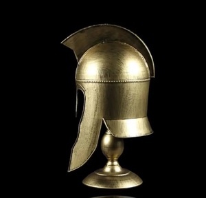 Gladiateur Jouer Spartiate Casque Soldat Bataille Médiévale Costume Cosplay Grec Sparte Ancien Romain Corinthien Acier - Product Image 1