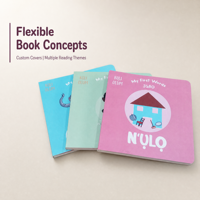 Impression personnalisée de livres cartonnés pour enfants, livre d'apprentissage illustré pour bébés et tout-petits