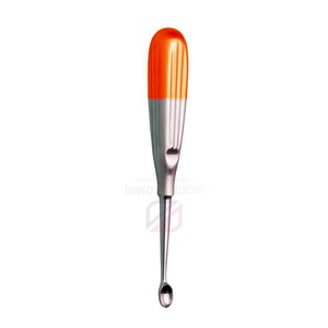 Cureta Dérmica Ortopédica JI-S-1949 JIMED SURGICAL, Cuchara Afilada de Acero Inoxidable Reutilizable de Alta Calidad, Fuente de Alimentación Manual para Huesos - Product Image 3