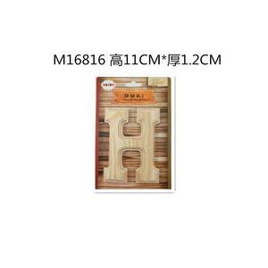 Letreros de pared de madera originales 11cm1 2u/c Letras coloridas Accesorios artesanales - Product Image 1