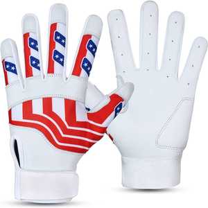 Guantes de Bateo de Béisbol y Sóftbol de la Mejor Calidad del Fabricante, Cuero de Piel de Cabra, Logotipo Personalizado, Guantes de Bateo de Béisbol - Product Image 6