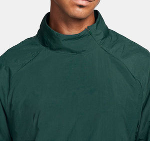 ชุดเซ็ตเสื้อแจ็คเก็ตกันลมและกางเกงวอร์มผู้ชายแบบสองชิ้น ความยาวเต็มตัว สำหรับออกกำลังกาย กันน้ำ สไตล์สตรีทแวร์ ผลิตจากผ้าสแปนเด็กซ์/คอตตอน - Product Image 2