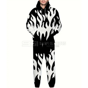 Chándal deportivo para hombre de diseño moderno, sublimado, de tendencia, producto OEM profesional, de algodón y poliéster - Product Image 2