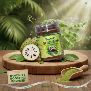 Guanábana Graviola hojas en polvo 100gm té de Guanábana Natural sin conservantes añadidos secado al sol exportación INTERNACIONAL DE LA India - Product Image 4