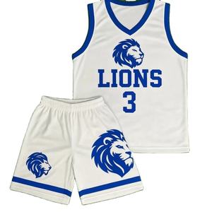 Uniformes de basket-ball Ensemble d'uniformes de basket-ball Uniforme de basket-ball pour les jeunes - Product Image 1