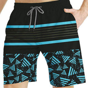 Short de basket-ball en maille double couche pour homme, entrejambe de 5 pouces, vêtements de sport, streetwear 100% coton, avec cordon de serrage personnalisé - Product Image 1