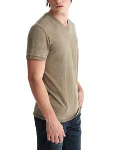 Camiseta Casual de Cuello en V para Hombre, 100% Algodón de Alta Calidad, Lisa, Básica, Talla Grande, Personalizable - Product Image 6