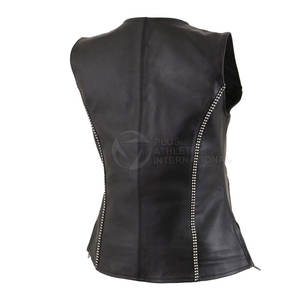 Chaleco de cuero para mujer Best Edition New Quality Low Rate Chaleco de cuero para mujer New Design Customer Demand - Product Image 5