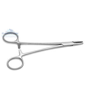 DAVICON – porte-aiguille marron Diagnol dentelures 7 po | Porte-aiguille - Product Image 4