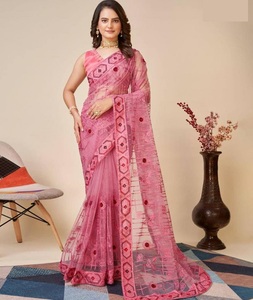 Último diseño de seda pura suave Saree patrón impreso estilo paquistaní Salwar Kameez Heavy Work Party Wear precio al por mayor - Product Image 1
