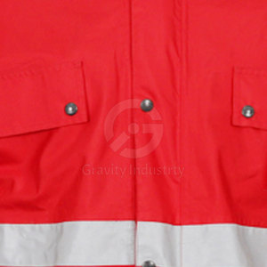 Customized High Quality Breathable Water Proof Durable Cotton/Polyester Adult Safety Jacket for Men Needle Detection Hi Workwear - Product Image 6