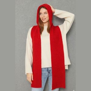 Bufanda con Capucha de Punto Texturizado Suave para Mujer, Cálida, Elegante y Cómoda, Estilo Otoño Invierno, Servicio ODM OEM - Product Image 1