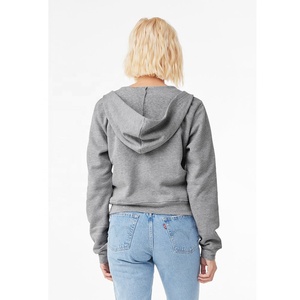 Sweat à capuche zippé pour femmes Sweat à capuche de qualité supérieure à fermeture éclair en coton polaire personnalisé Pull à capuche zippé pour femmes - Product Image 4
