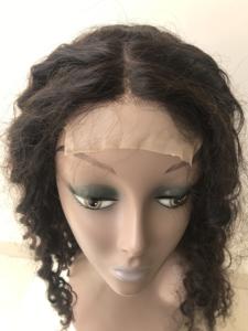 Perruque de cheveux humains vierges péruviens, trame de Machine, couleur noire naturelle, 28 pouces, Transparent et HD, Loose Deep 4x4 Closure, vente en gros - Product Image 6