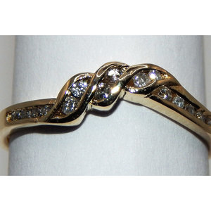 Anello di dichiarazione in oro giallo 14k Set di 15 canali diamanti taglio smeraldo stile HipHop con rodio placcatura IGI certificata - Product Image 4