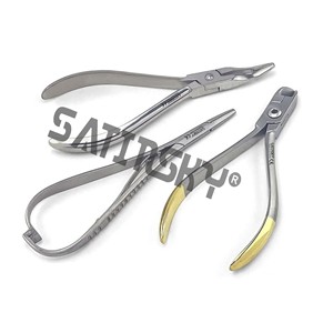 El Juego de alicates de ortodoncia contiene cortador de alambre duro, base de grado alemán de ligadura de Mathieu de instrumentos quirúrgicos - Product Image 1
