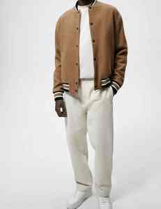 Blouson universitaire, collège, baseball, style letterman personnalisé, blouson bombardier à manches en cuir artificiel pour hommes approvisionnement OEM - Product Image 6