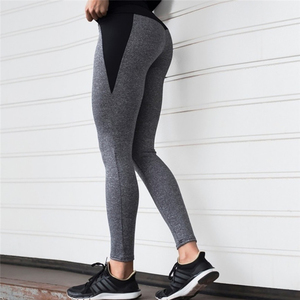 Leggings de sport respirants à taille haute, sans couture, ajustés, sexy, pour le yoga, la course à pied, vêtements décontractés, leggings tendance - Product Image 2