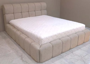 Toskana Modern Eco-Friendly Velvet Upholstery Soft Storage <b>Bed</b> Set Adjustable Mattress Chic <b>Bed</b> <b>Frame</b> for Stylish Bedrooms - Product Image 2